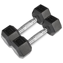 8 Piece Cortex 56kg Hex Fixed Dumbbell Set